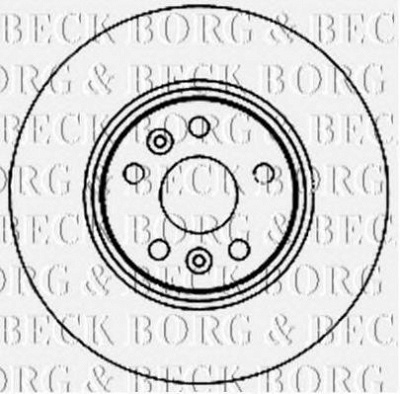 BORG & BECK bbd5190 -  Тормозной диск